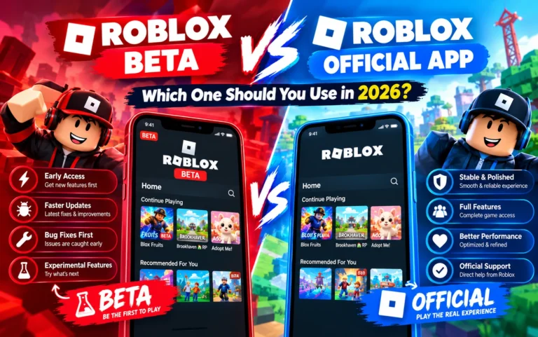 Roblox Beta vs Official App 2026 Guide